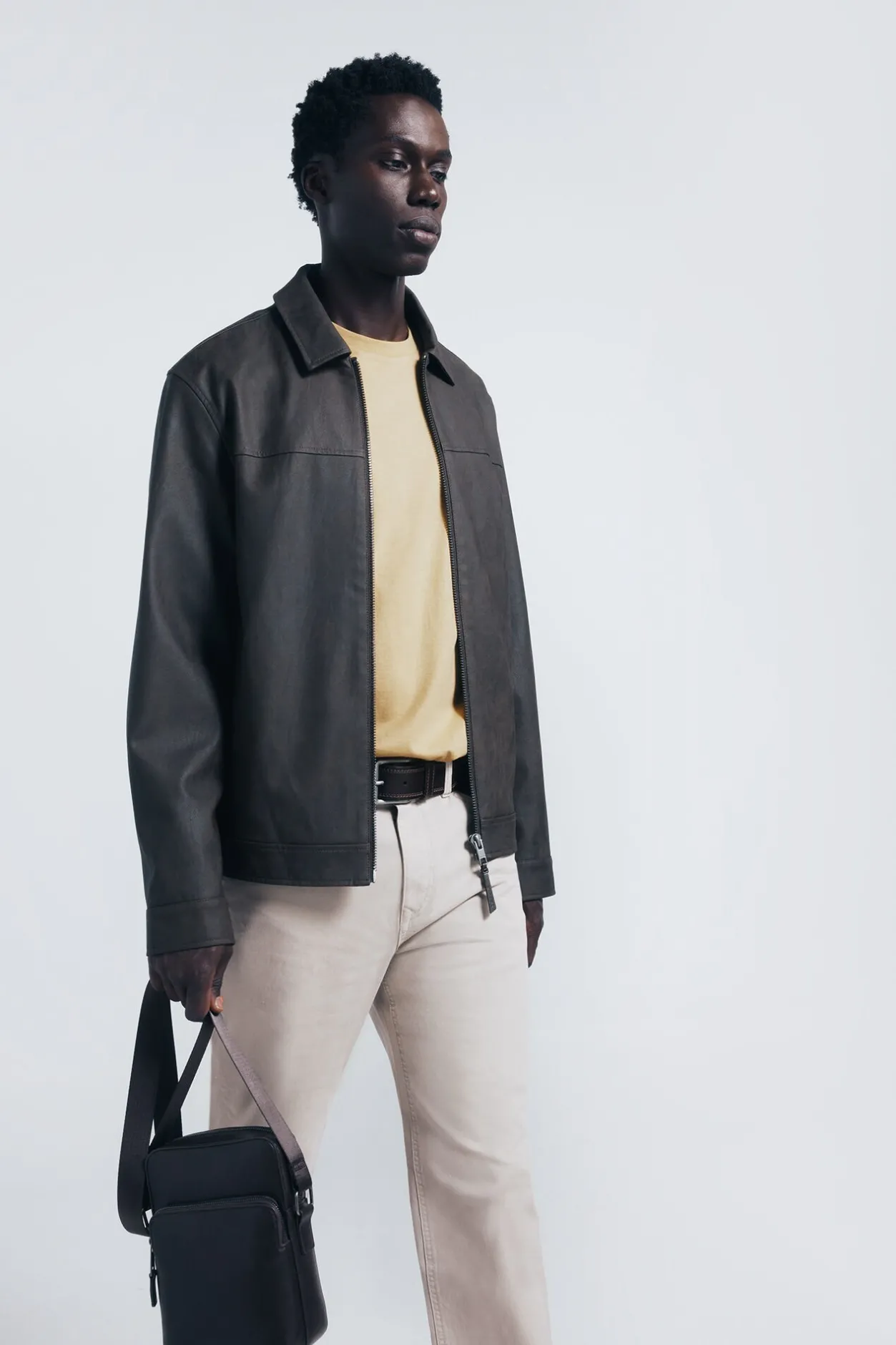 Springfield Pantalón 5 bolsillos color slim fit nude Sale