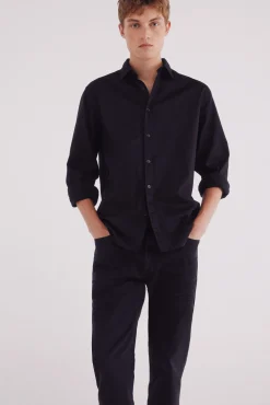 Springfield Pantalón 5 bolsillos color slim fit negro