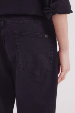 Springfield Pantalón 5 bolsillos color slim fit negro