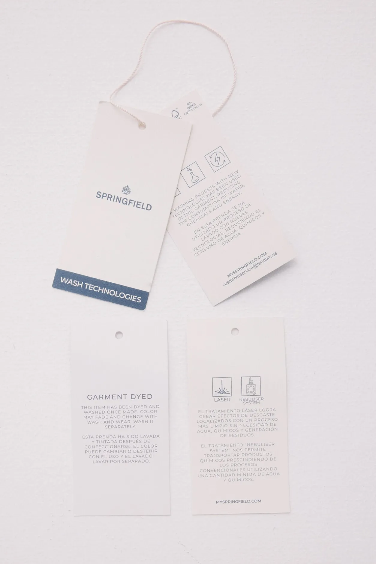 Springfield Pantalón 5 bolsillos color slim fit naranja Sale