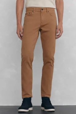 Pedro del Hierro Pantalón 5 bolsillos color slim fit Gris Online
