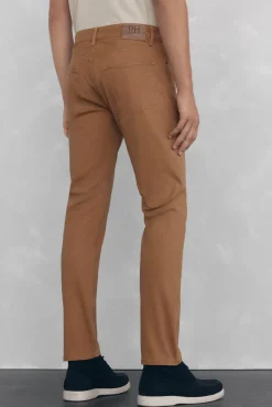 Pedro del Hierro Pantalón 5 bolsillos color slim fit Gris Online