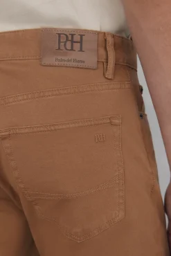 Pedro del Hierro Pantalón 5 bolsillos color slim fit Gris Online
