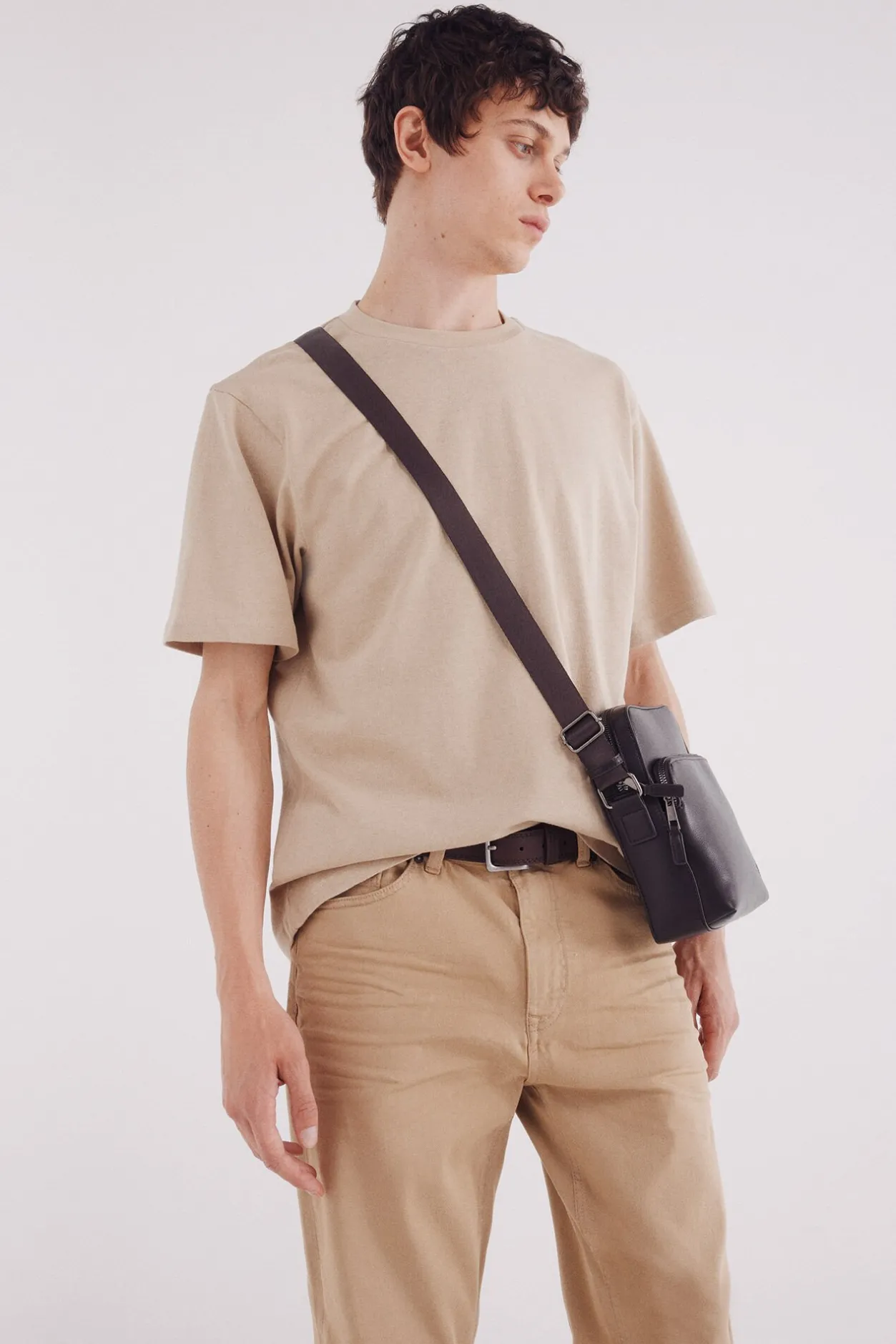 Springfield Pantalón 5 bolsillos color slim fit beige Online