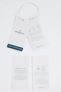 Springfield Pantalón 5 bolsillos color slim fit azul Hot