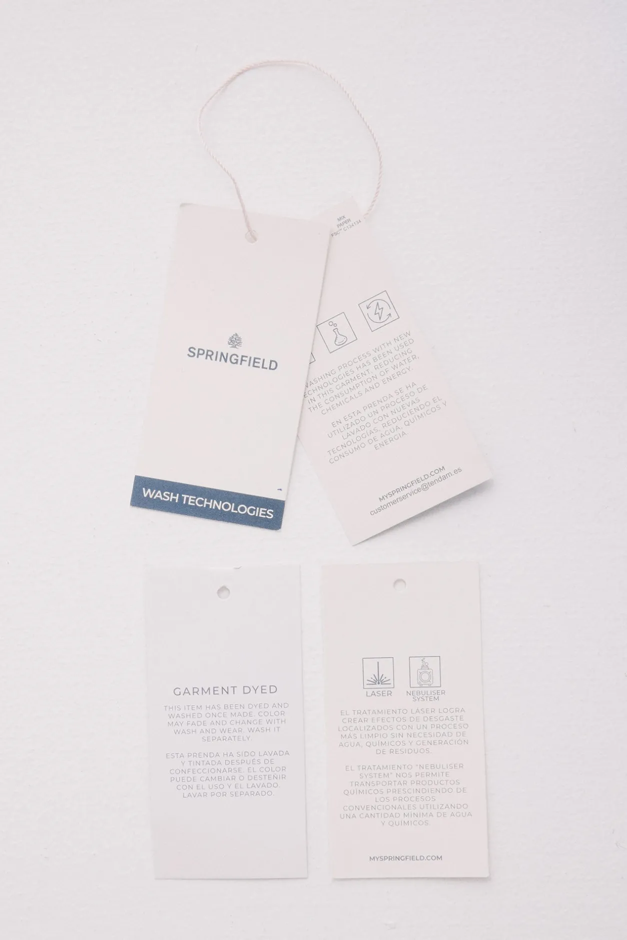 Springfield Pantalón 5 bolsillos color slim fit kaki Discount