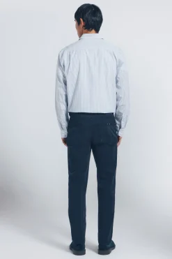 Springfield Pantalón 5 bolsillos color slim fit azul Sale