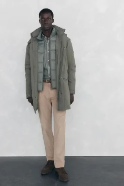 Pedro del Hierro Pantalón 5 bolsillos pana slim fit Beige New