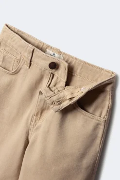 Springfield Kids Pantalón 5 bolsilos ancho niño beige