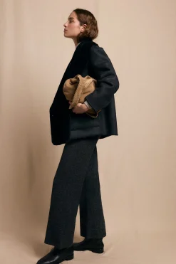 Slowlove Pantalón ancho de punto Gris New