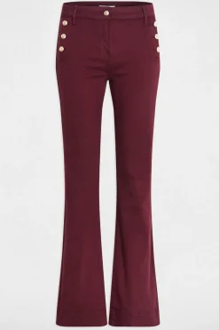 Morgan Pantalón bootcut Granate Online