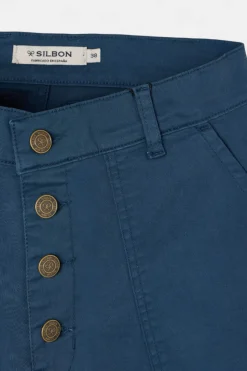 Silbon Pantalón cargo Azul Best