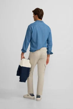 Silbon Pantalón cargo casual Beige Best