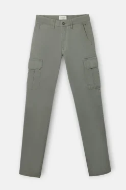 Silbon Pantalón cargo casual Verde Best