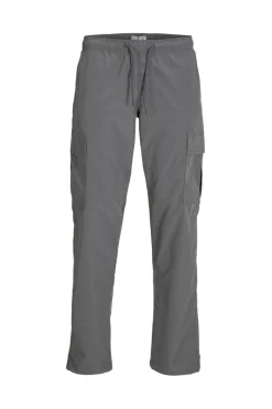 Jack & Jones Pantalón cargo con bolsillos laterale gris