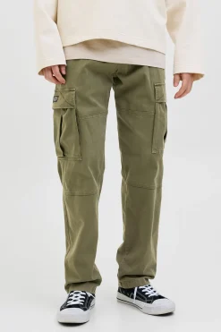 Jack & Jones Pantalón cargo relaxed fit verde Clearance