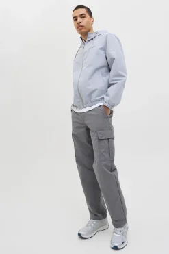 Jack & Jones Pantalón cargo relaxed fit gris