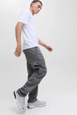 Jack & Jones Pantalón cargo relaxed fit gris