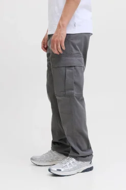 Jack & Jones Pantalón cargo relaxed fit gris