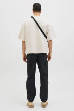 Jack & Jones Pantalón cargo relaxed fit negro Outlet