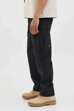 Jack & Jones Pantalón cargo relaxed fit negro Outlet