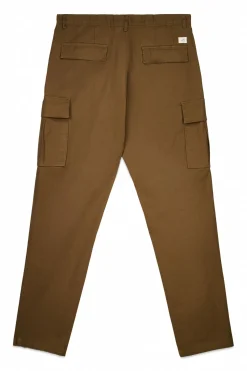 OOTO Pantalón cargo slim fit Marr&oacute;n