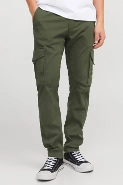 Jack & Jones Pantalón cargo slim fit verde