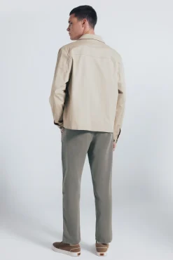 Springfield Pantalón chino comfort slim fit kaki Online