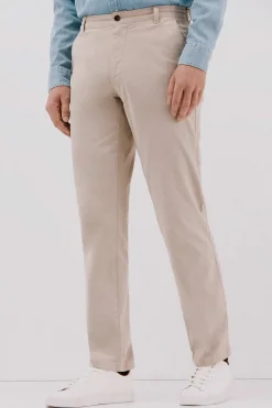 Cortefiel Pantalón chino lavado Beige Online