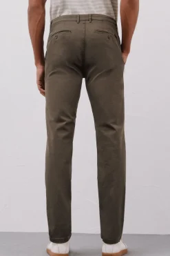 Cortefiel Pantalón chino ligero slim fit Kaki Best