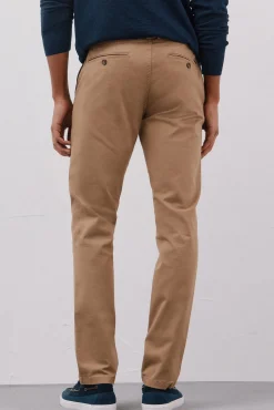 Cortefiel Pantalón chino ligero slim fit Beige Sale