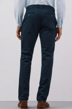 Cortefiel Pantalón chino ligero slim fit Azul marino Hot