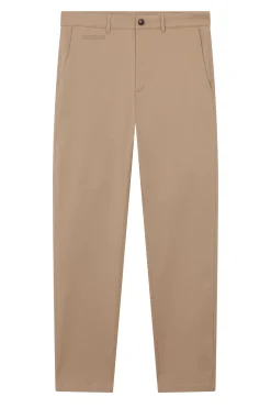 Cortefiel Pantalón chino ligero slim fit Beige New