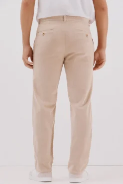 Cortefiel Pantalón chino pana Beige New