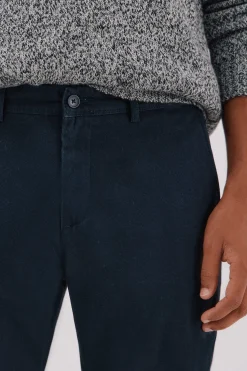 Cortefiel Pantalón chino print slim Azul oscuro Online