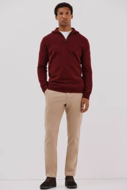 Cortefiel Pantalón chino print slim Beige New