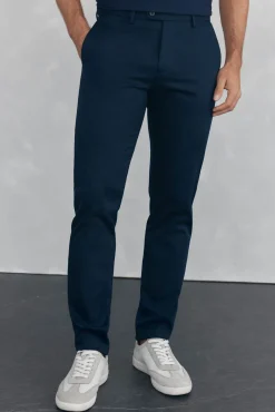 Pedro del Hierro Pantalón chino print slim Azul Sale
