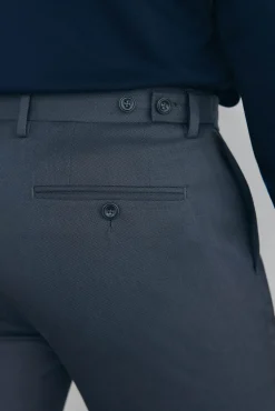 Pedro del Hierro Pantalón chino print slim Gris Sale