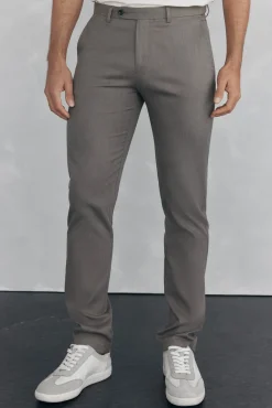 Pedro del Hierro Pantalón chino print slim Beige Outlet