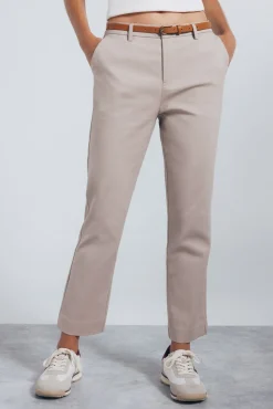 Springfield Pantalón chino recto beige Outlet
