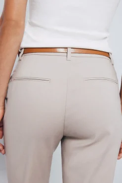 Springfield Pantalón chino recto beige Outlet