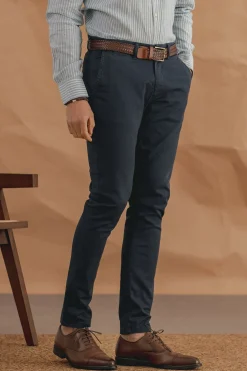 Celopman Pantalón Chino Skinny azul Hot