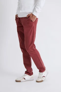 Williot Pantalón Chino Slim Granate Clearance