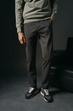 OOTO Pantalón chino slim Gris oscuro Best