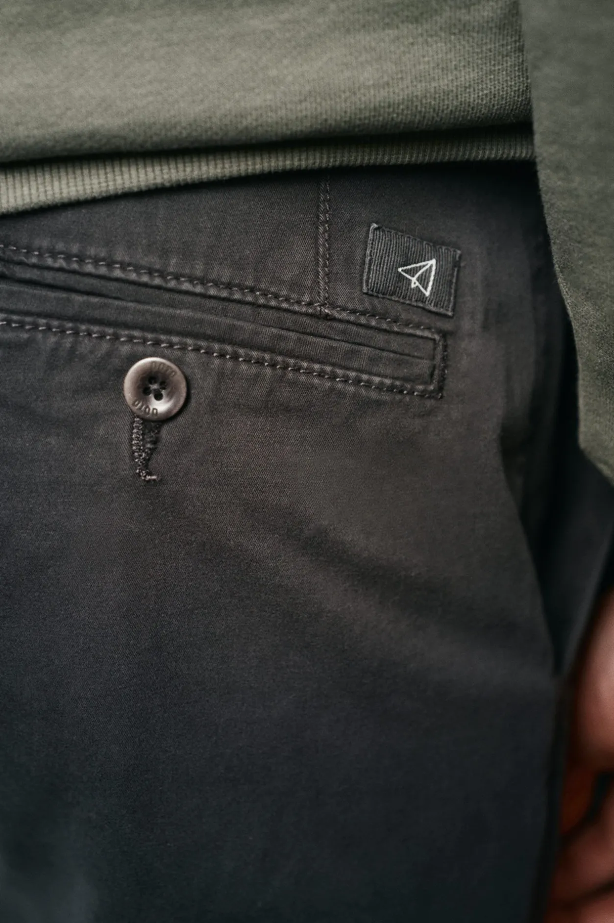 OOTO Pantalón chino slim Gris oscuro Best