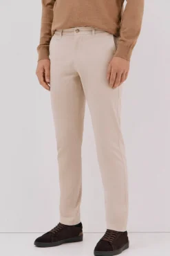 Cortefiel Pantalón chino slim fit Beige New