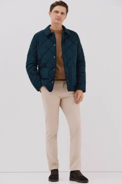 Cortefiel Pantalón chino slim fit Beige New