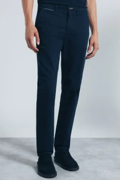 Springfield Pantalón chino slim fit azul New