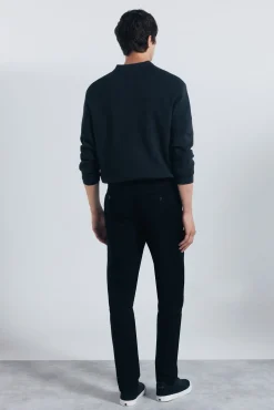 Springfield Pantalón chino slim fit negro Best