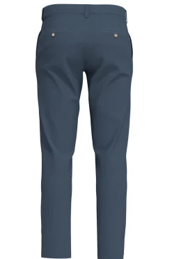 Selected Pantalón chino Slim Fit confeccionado con algodón orgánico Azul Best